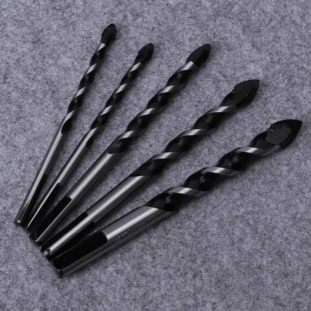 Set Mit 5 Multifunktionalen Schwarzen Keramik-wandbohrern