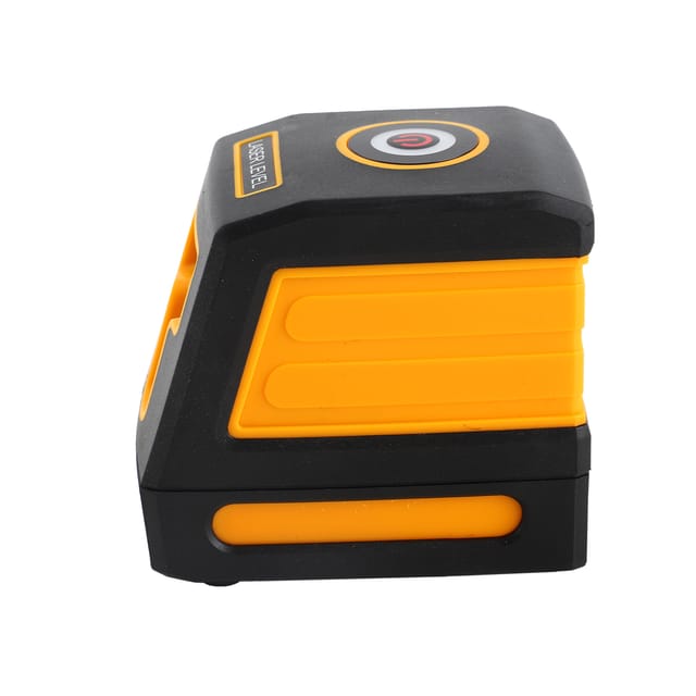2-linien-laser-nivelliergerät Mit Rotlicht, Fadenkreuzprojektor, Linienmarkierer Und Selbstnivellierungsfunktion Mit Neigungslinienmodus Batterie Nicht Enthalten. T01 Orange/rotes Licht, Stativ Nicht