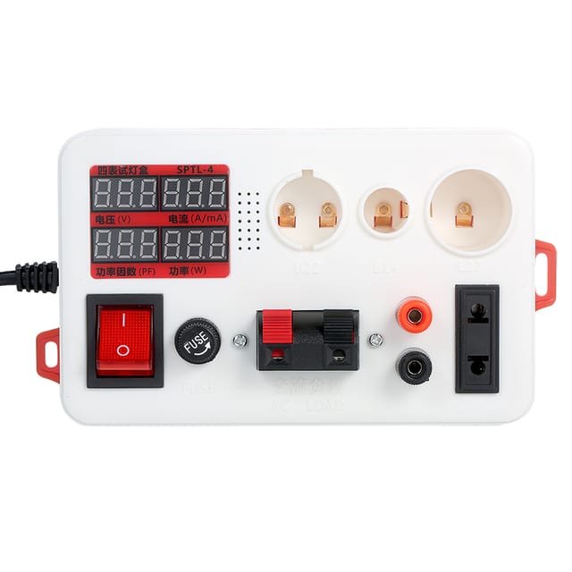 Led-leistungsprüfer, Led-netzteil-prüfbox, Prüflampenklemme, Leuchten, Glühbirnen, Messung Elektrischer Parameter, Wattmeter, Spannung/strom/leistung/leistungsfaktor (europäischer Standard).