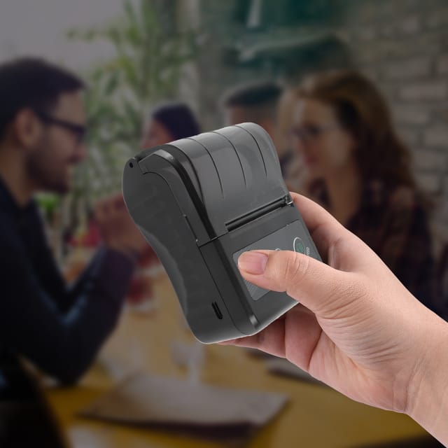 Mini-thermodrucker/belegdrucker (usb + Bluetooth) Mit 58 Mm Bildschirmdiagonale (2 Zoll)