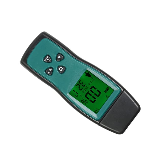 Hima Contact Digitales Holzfeuchtemessgerät, Feuchtigkeitsdetektor, Holzfeuchtemesser, Holzfeuchteanalysator, Batterie Nicht Enthalten As971