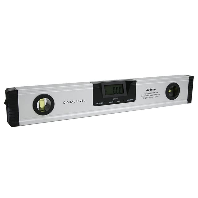 Digitale Wasserwaage Zx Mit Display, Magnetstreifen Und Laser, 400 Mm, Lieferung Ohne Batterie.