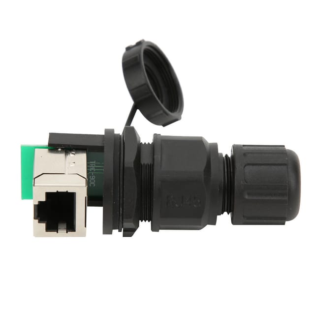 Duales Rj45-90°-netzwerkanschluss-kit, Wasserdichter Rj45-stecker, Outdoor-bridge, Wasserdichte Netzwerkschnittstelle.