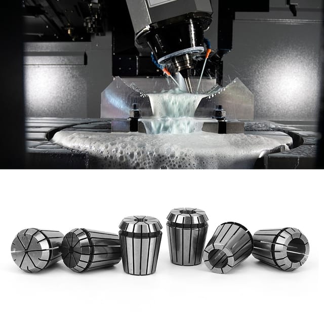 Satz Mit 6 Er32 Präzisionsfederklemmen Für Cnc-graviermaschinen, Fräsmaschinen Und Drehmaschinen.