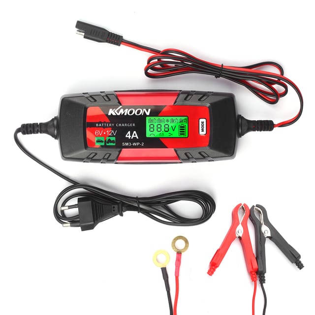 P2-autobatterieladegerät, Kleines Display, Europäischer Standard