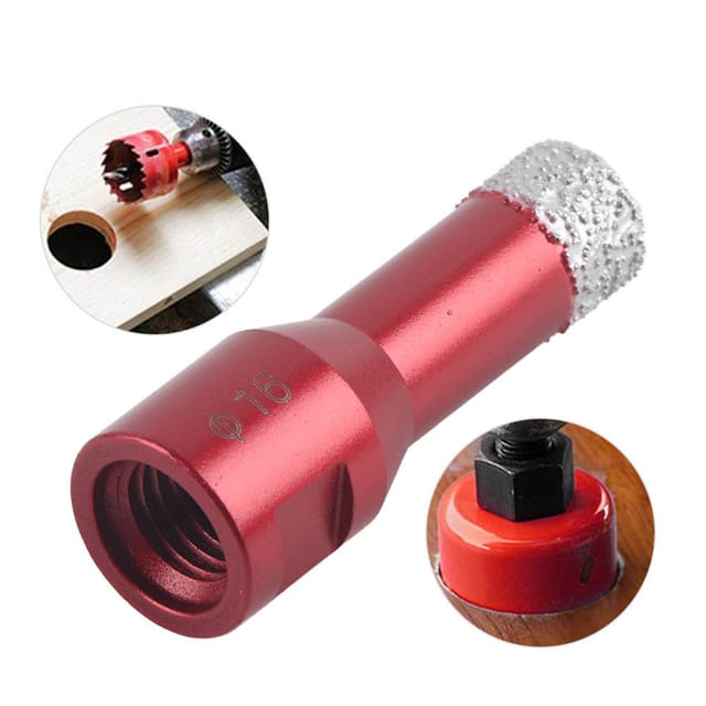 2 Gelötete Bohrer Zum Bohren Von Marmor, Reibahle Für Winkelschleifer, 16 Mm