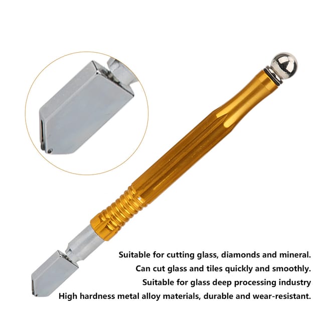 Ölbad-glasschneider, Feiner Pinsel, Diamantstift, 5-in-1-set – Option A2