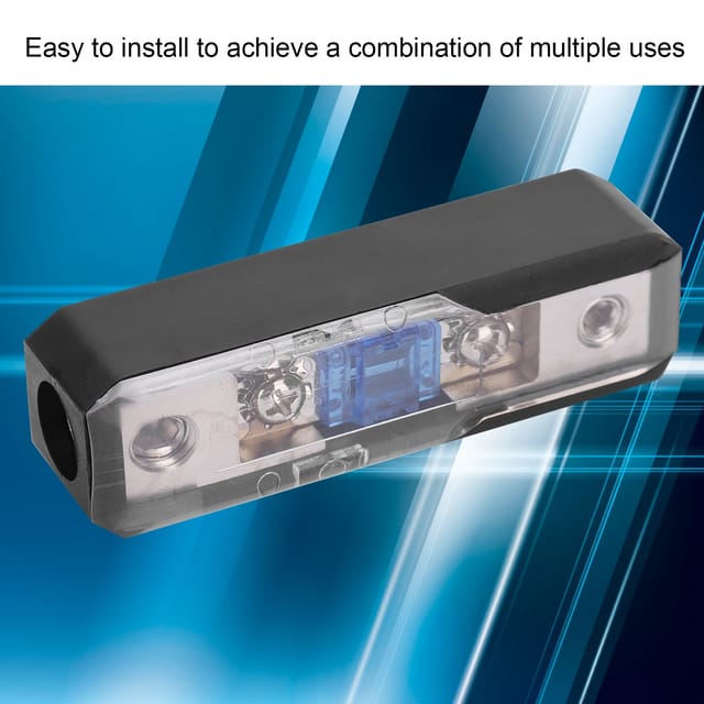 Miniatur-autoradiosystem Fh-050 Mit Transparentem Blauen Sicherungshalter, Kfz-sicherungshalter