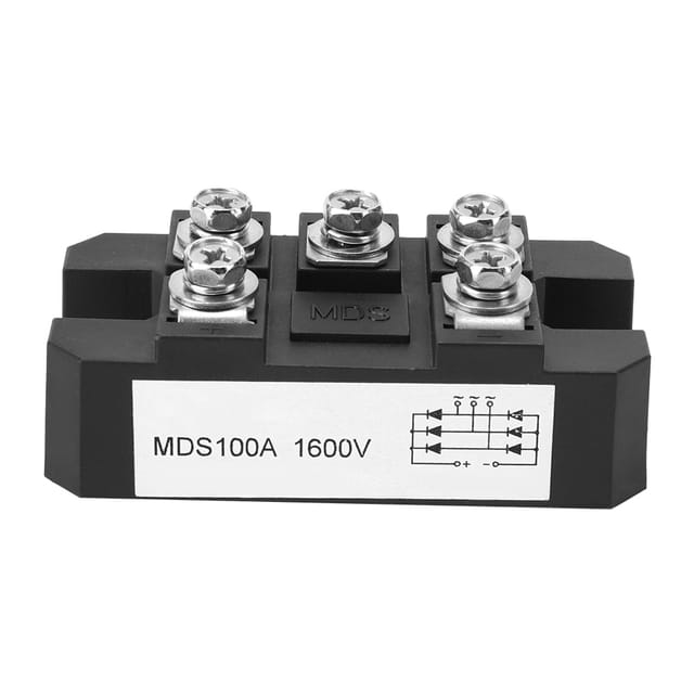 Mds100a 1600v Drehstromgleichrichter, Hochleistungs-frequenzumrichter, Gleichrichtermodul, Drehstrom-gleichrichterbrücke