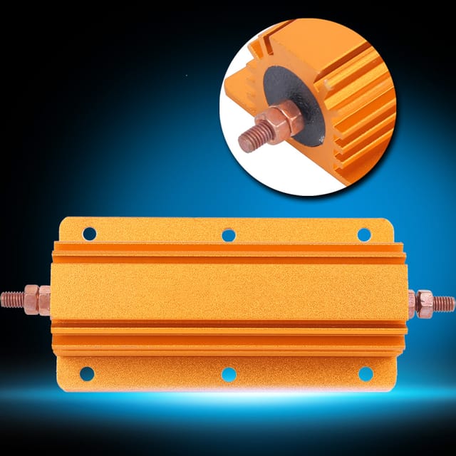 Rx24 200w 4ω Widerstand, Vergoldetes Aluminiumgehäuse