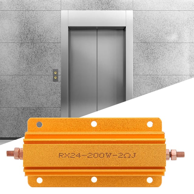 Rx24 200w 2r Widerstand, Vergoldetes Aluminiumgehäuse