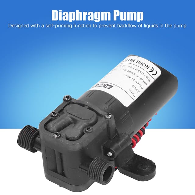 Miniatur-membranwasserpumpe (1/2 Zoll), 24 V Dc, 36 W, Original Unbenutzte Tpv-pelletpumpe
