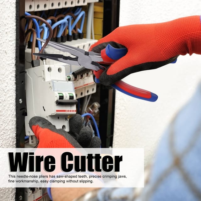 Funktionelle Und Einfach Zu Handhabende Schneidzange Mit Rutschfestem Griff Und Feinen Backen