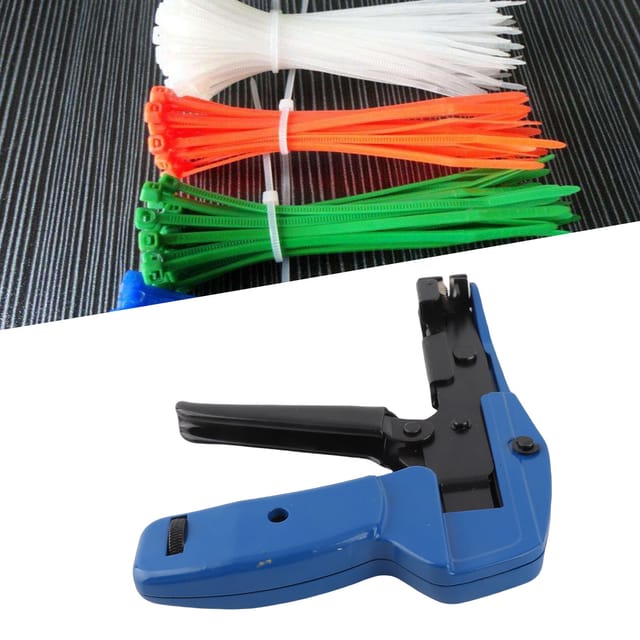 Hs-600a Kabelbinderpistole Für Nylon - Automatisches Spann- Und Schneidwerkzeug Zum Schnellen Bündeln Und Festziehen Von Kabeln