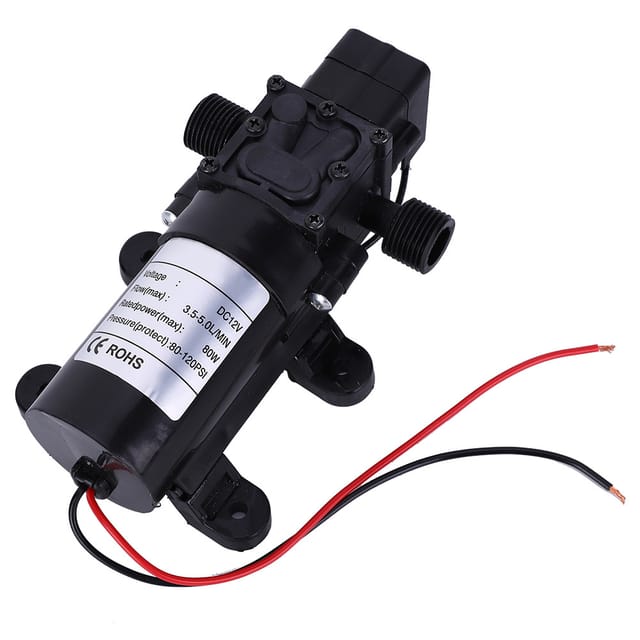 Dc12v Fl3210-80w Intelligente Miniatur-vier-sektion-membranpumpe Für Wasserreiniger