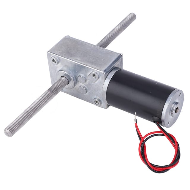M8 Doppelausgangs-schneckengetriebemotor, 2450 Flanschloser Motor, Vorwärts- Und Rückwärts-geschwindigkeitsverhältnis 50.