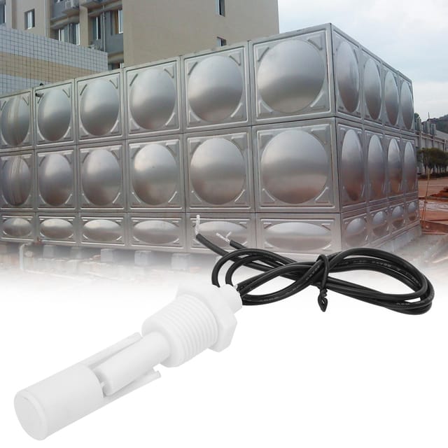 Set Aus 2 Seitlich Montierten Schwimmerschaltern In Entenschnabelform Aus Pp-kunststoff Mit 1/2-zoll-npt-gewinde Zur Messung Von Flüssigkeits- Und Wasserständen. Stromversorgung: 0–110 V Dc.