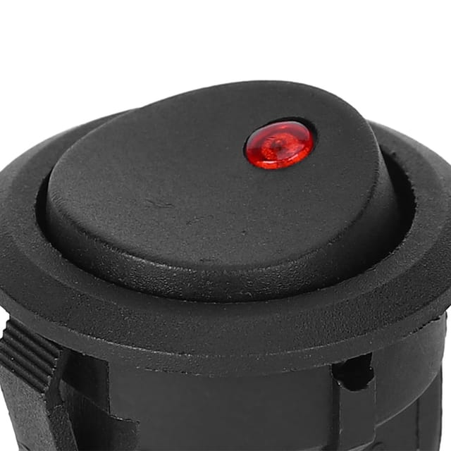 Wasserdichter 12-v-spst-schalter, Bootsförmiger Spst-ein/aus-wippschalter Mit Led-spotlight