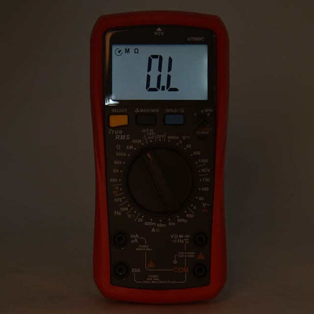 Uni-t Ut890c 6000 Multifunktions-digitalmultimeter Mit Manueller Zählung Und True-rms-wert (batterie Nicht Im Lieferumfang Enthalten)