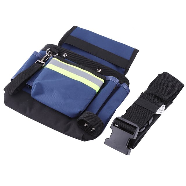 Werkzeugtasche Für Arbeiten In Der Höhe, Pt-n013 Hüfttasche, Ohne Deckel, Mit Reflektorstreifen