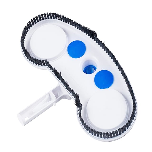 Pool-saugkopf, Bürstenkopf Für Poolboden Und -wände, Unterwasser-sauggerät Mit Bürste, Modell K-1031, Blau.