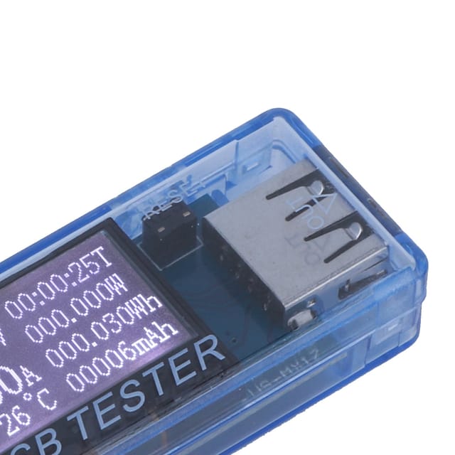 8-in-1 Usb-strom- Und Spannungsprüfer, Usb-tester, Qc2.0, Blau