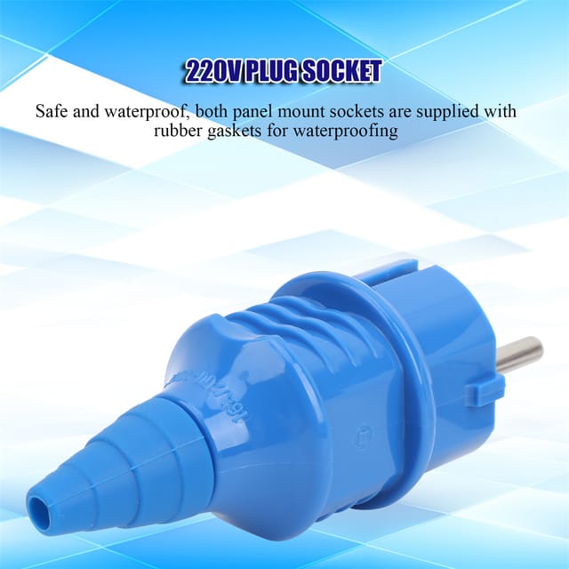 Industriestecker Und -buchse Nach Europäischem Schuko-standard, 220 V Wechselstrom, 16 A