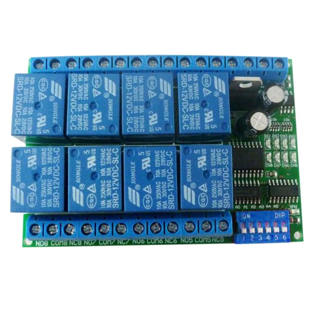 8-kanal-12v-rs485-relais, Modbus-rtu-protokoll, Serielle Schnittstelle, Fernsteuerung, Sps-steuerplatine