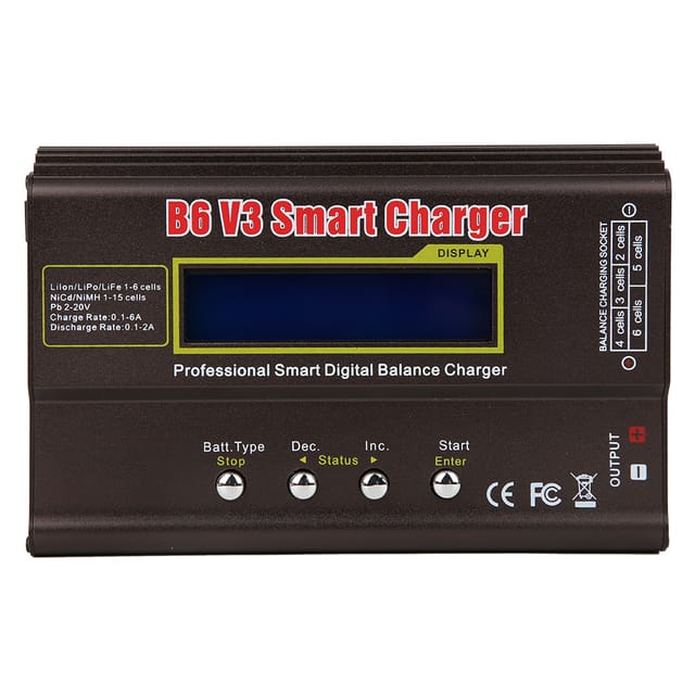 B6v3 80w Balancer-ladegerät Für Miniaturflugzeuge, Balancer-ladegerät Für Lithium-batterien