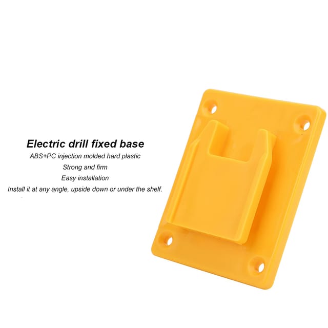 Verkauf Im 2er-pack. Geeignet Für Miwochi M18 18v/dewei 20v Elektrowerkzeuge, Zur Wand-, Regal- Oder Anderen Festmontage. Gelb.