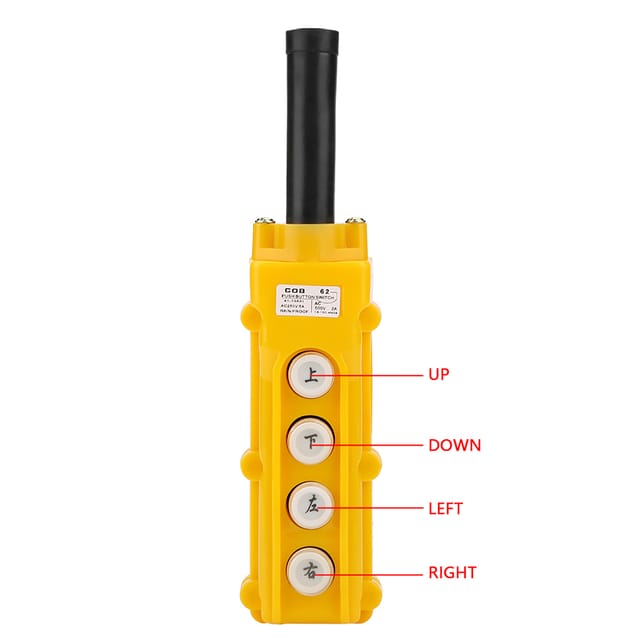 Wasserdichter 4-wege-drucktaster Zur Steuerung Von Kränen Und Kranportalen (cob-62)
