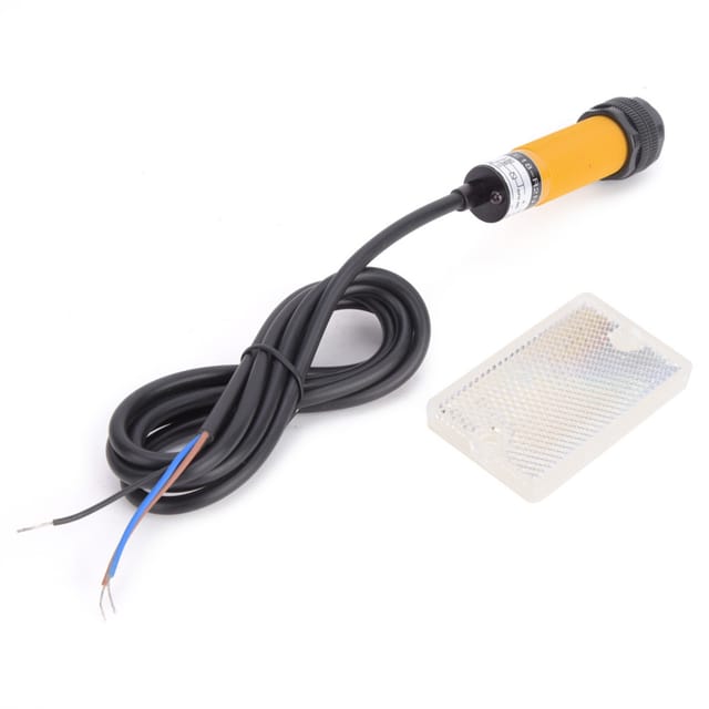 Jyio® E18-r2n1: 5 Stück Pro Verpackung. Spiegelreflexions-lichtschranke, Näherungssensor, 6–36 V Dc 300 Ma Lichtschranke, Normalerweise Offener Dreileiter-npn-transistor.
