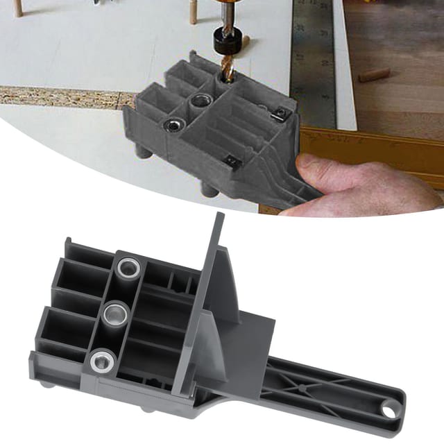 41-teiliges Set Aus Gerader Bohrschablone, Bohrschablone Und Stanzvorrichtung, Grau