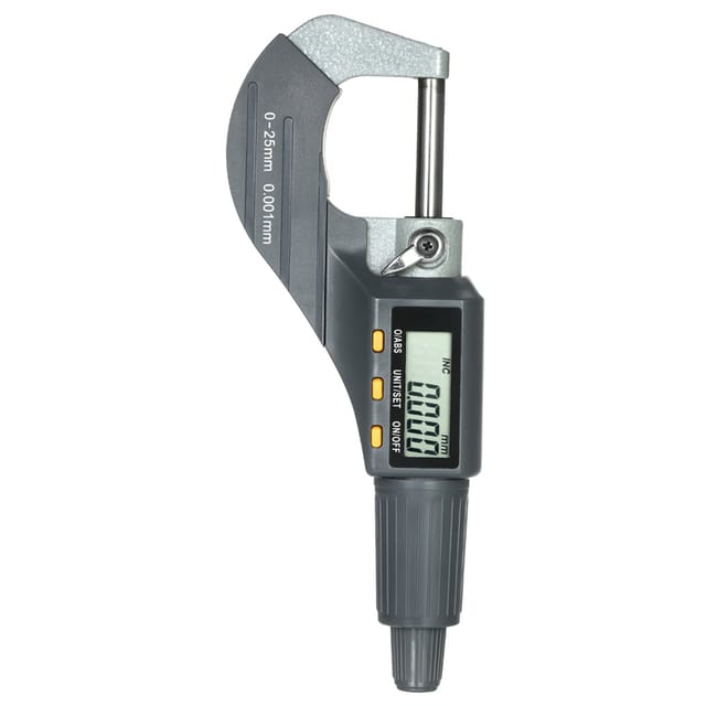 Digitales Elektronisches Mikrometer, Außendurchmesser-mikrometer 0-25 Mm, Hohe Präzision 0,001, Wanddicken-mikrometer, Schraubenmikrometer, Lieferung Ohne Batterie.