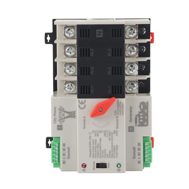 W2r-100 4p63a Automatischer Umschalter Für Doppelstromversorgung