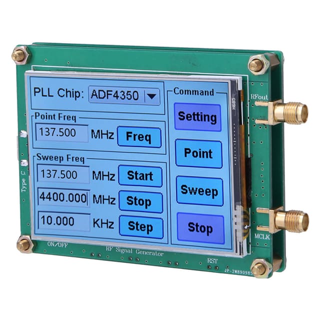 Adf4350 Adf4351 Hf-signalgenerator Mit Vollständigem Touchscreen, Pc-steuerbar, Frequenzabtastung Adf4350