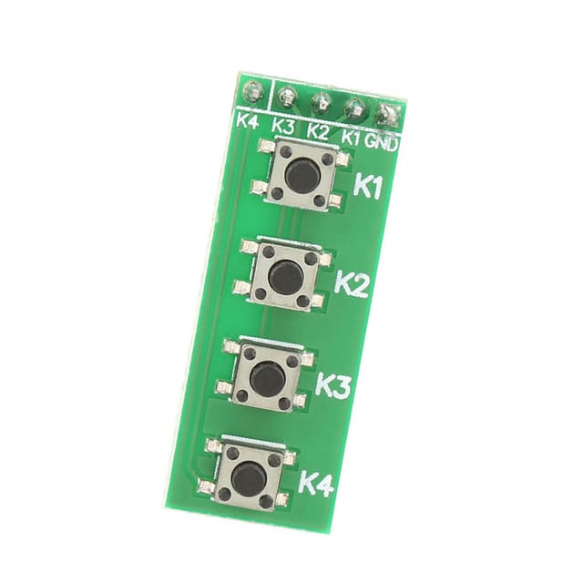 Das Tb371 Universal Dc 0-48v 4-tasten-tastatur-entwicklungsboard Ist Ein Mikrocontroller-entwicklungsboard Für Pic Plc, Arm, Fpga Und Cpld.