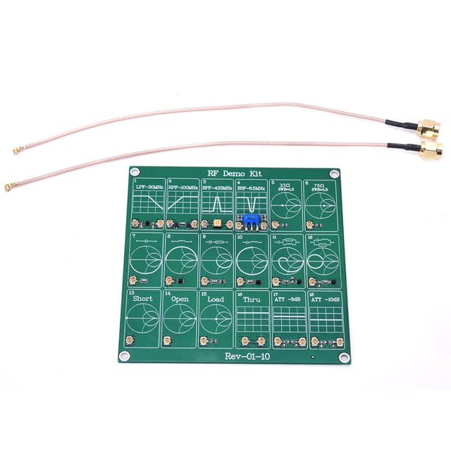 Hf-demonstrationskit (hochfrequenz-demonstrationsplatine, Entwicklungsplatine, Testplatine, Kalibrierplatine)