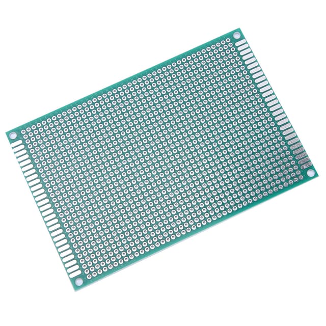 10 Stück 8×12cm Doppelseitige, Verzinnte Fiberglas-universal-experimentierplatten, 2,54mm Lochabstand, 1,6mm Dicke, Selbstverschließende Beutelverpackung.