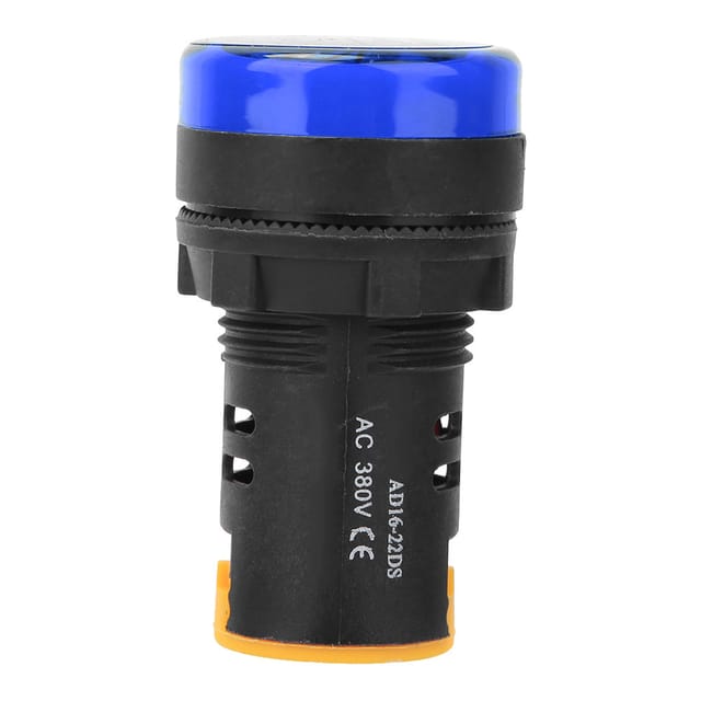 Berm@ Ad16-22d/s, Verkauft In 10er-packs, Mit Einem Öffnungsdurchmesser Von Φ22 Mm, Ausgestattet Mit Led-anzeigeleuchten, Energiesparenden Halbleiter-signalleuchten Und Einem Blauen 380-v-ausgang.