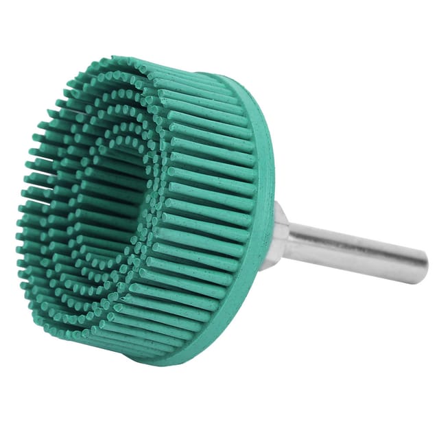 2-zoll-elektrobohrscheibenbürste, Diamant-schleifgummibürste, Entgratungs-, Polier- Und Schleifbürste, Grün.