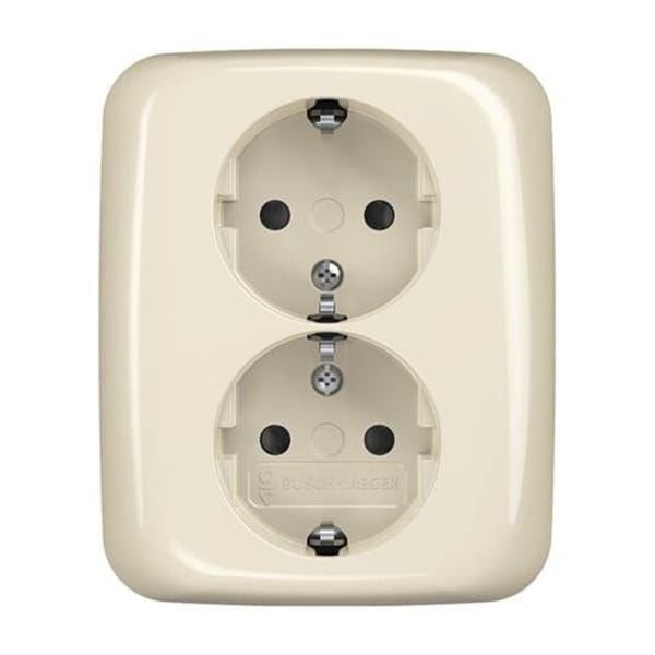 Busch-Jaeger SCHUKO-Doppelsteckdose 202 EUJB-212