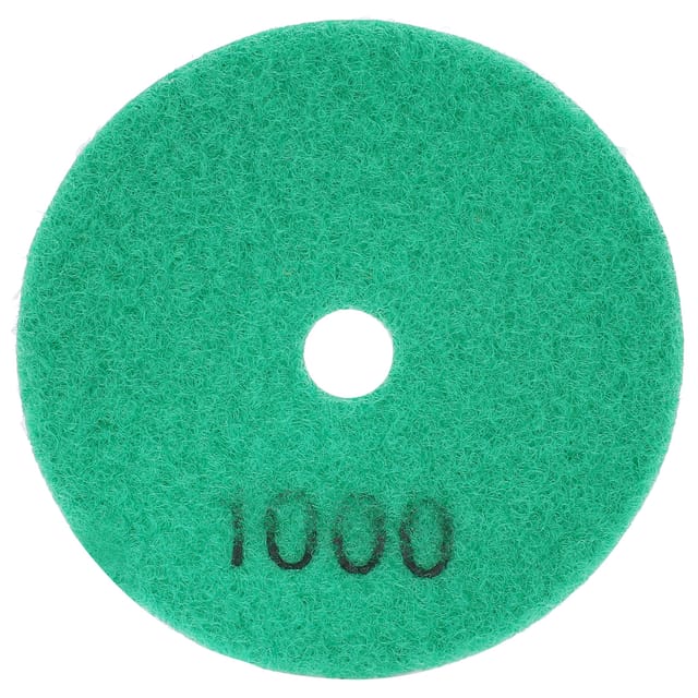 7,6 Cm Grün-weißer, Wasserpolierter Stempel