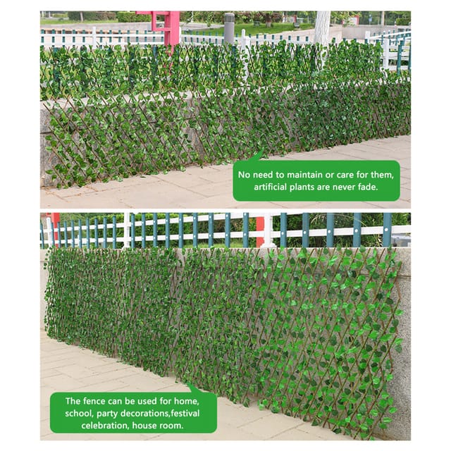 Künstliche Zäune, Rollzäune, Künstliche Blumen Und Blätter, Gartenmauern, Geländerdekoration, Schattenpflanzen, Kleine Zäune – Kleine Weinblätter