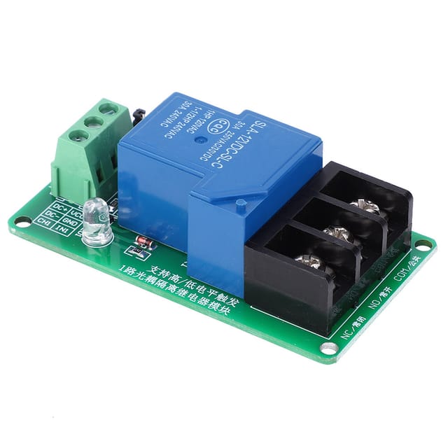 Optokopplerisoliertes Relaismodul Mit Hoch-/niedrig-auslösung, 1 Kanal, 30 A, 12 V