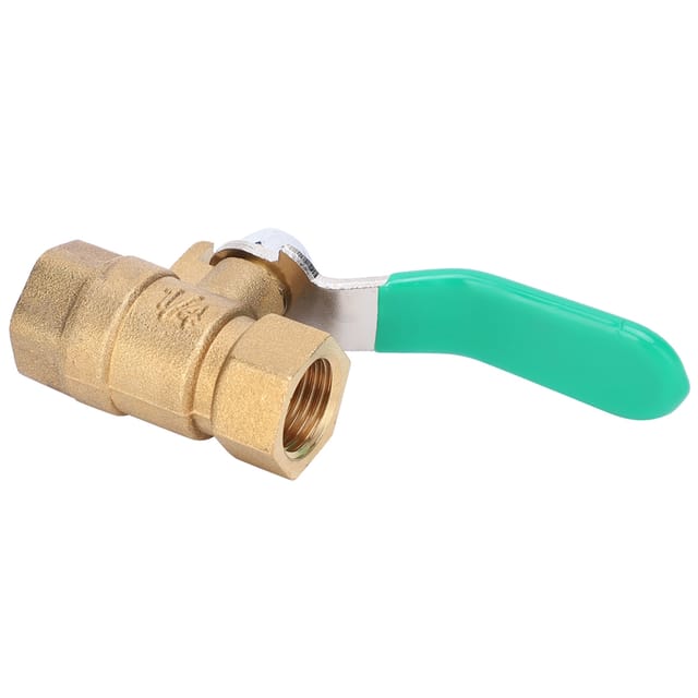Dickwandiges Messing-wasserregelventil Mit Doppeltem 1/4"-innengewinde