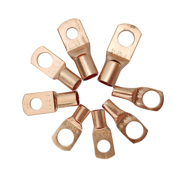 Kombinierte Sc-kaltpress-anschlussbox, Einschließlich 130 Kupferkabelschuhen, Kupferklemmenblock Und Kaltgepressten Steckverbindern.