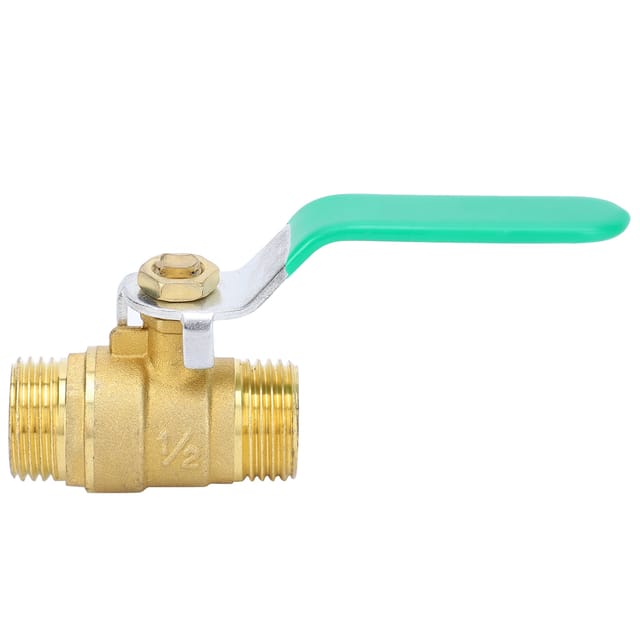Dickwandiger Messing-doppelgewinde-wasserhahn Mit 1/2"-außengewinde, Wasserrohrventil