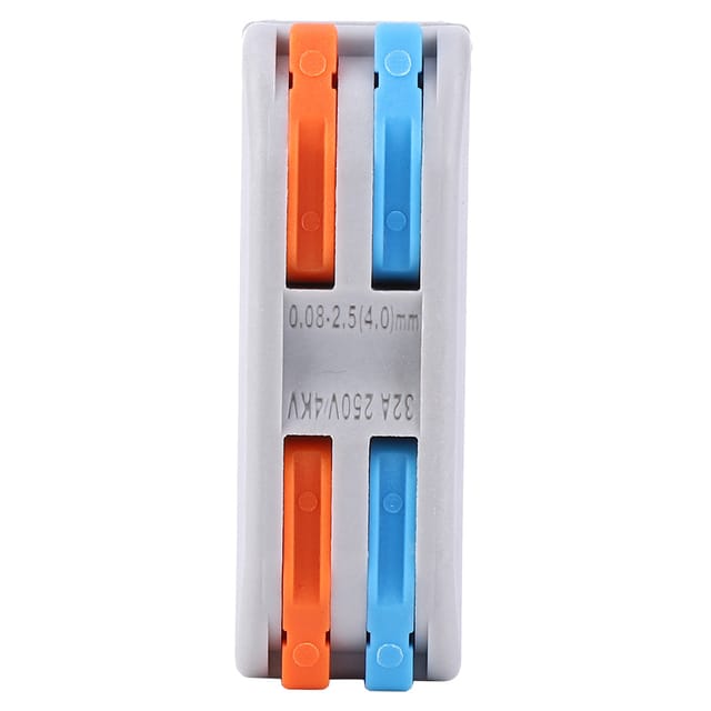 Pct2-2 Farb-tastenkabelverbinder, Klemmenclip Für Schnellanschlussklemmen, Zwei Eingänge/zwei Ausgänge (farbig)