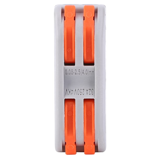 Pct2-2 Farbknopf-drahtverbinder, Klemmenclip Für Schnellanschluss-klemmenblock Mit Zwei Eingängen/zwei Ausgängen (einfarbig)